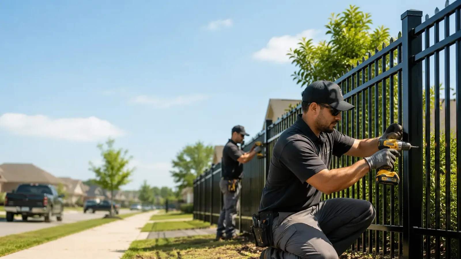 Metal Fence Installation in Means, KY